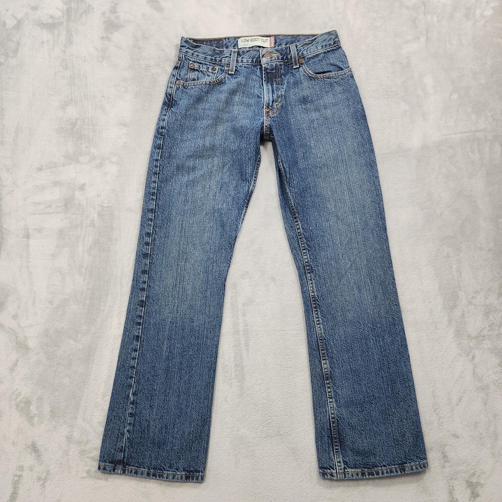 Vintage Levi's 527 Jeans Mens 29x30 Blue Medium Wash Low Boot Cut Denim Y2K
